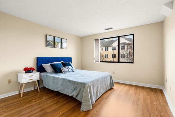 Bedroom, Interior, Wood Texture Flooring