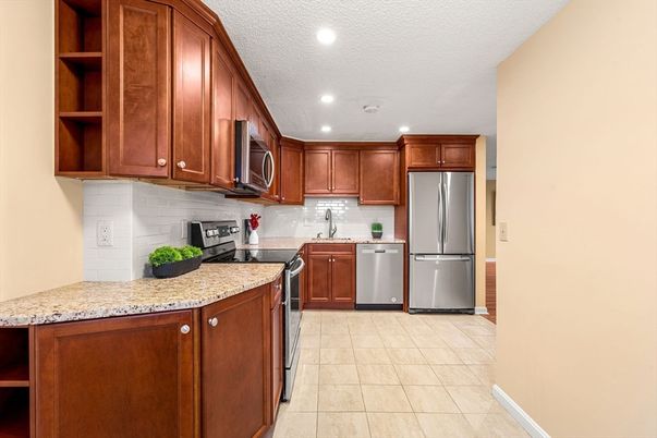 Interior, Kitchen, Recessed Lighting, Stainless Steel Appliances