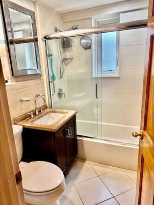 Bathroom, Glass Shower, Interior