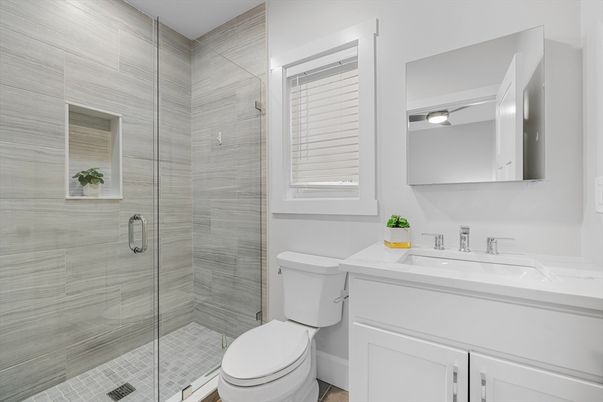 Bathroom, Glass Shower, Interior