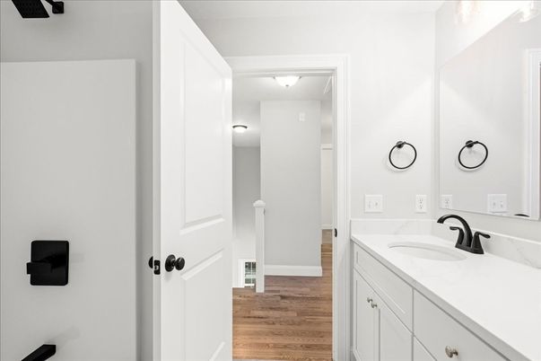 Bathroom, Interior, Wood Texture Flooring