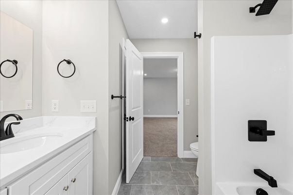 Bathroom, Interior, Recessed Lighting