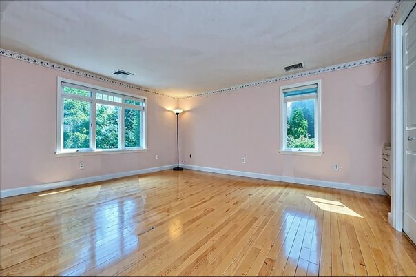 Empty room, Interior, Wood Texture Flooring
