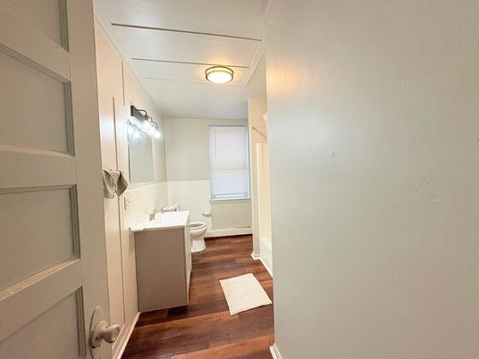 Bathroom, Interior, Wood Texture Flooring