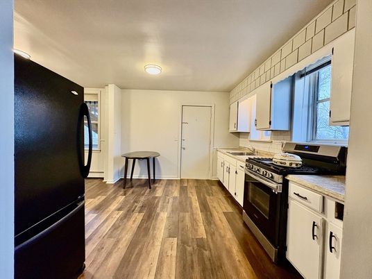 Interior, Kitchen, Wood Texture Flooring
