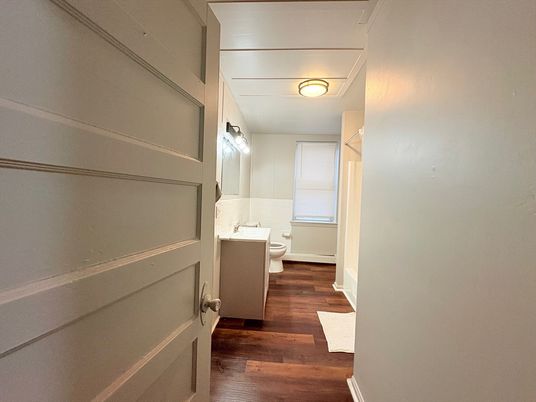 Bathroom, Interior, Wood Texture Flooring