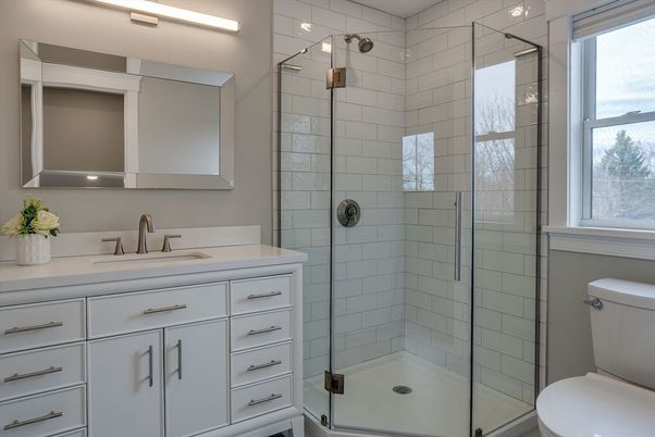 Bathroom, Glass Shower, Interior