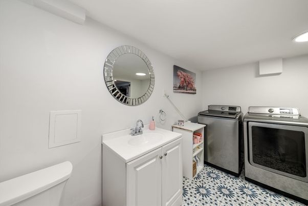 Interior, Recessed Lighting, Washer