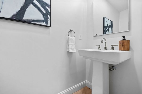 Bathroom, Interior, Wood Texture Flooring