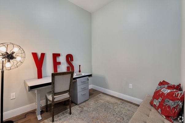 Home Office, Interior, Wood Texture Flooring