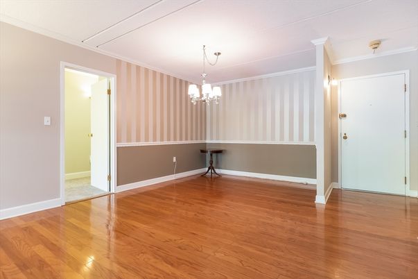 Empty room, Interior, Pendant Lights, Wood Texture Flooring