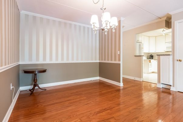 Chandelier, Empty room, Interior, Kitchen, Wood Texture Flooring