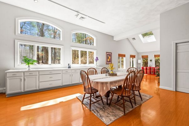 Dining room, Interior, Wood Texture Flooring