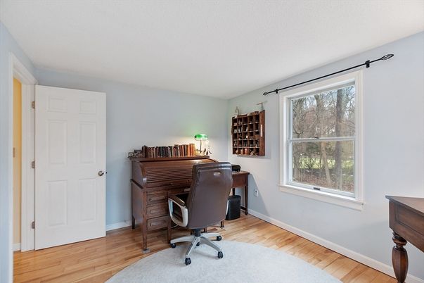 Home Office, Interior, Wood Texture Flooring