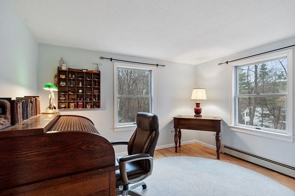 Home Office, Interior, Wood Texture Flooring