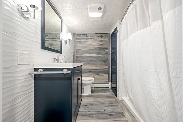 Bathroom, Interior, Wood Texture Flooring