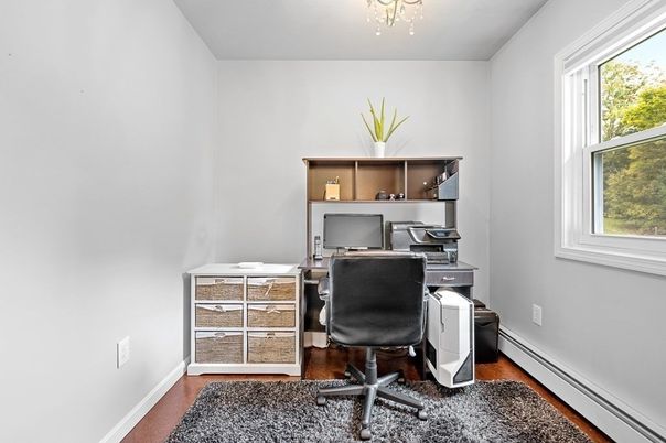 Home Office, Interior, Wood Texture Flooring
