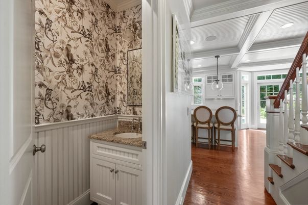 Interior, Pendant Lights, Recessed Lighting, Wood Texture Flooring