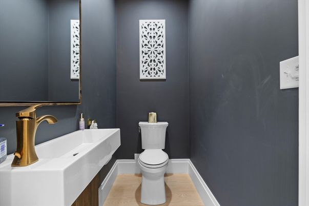Bathroom, Interior, Wood Texture Flooring