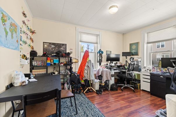 Home Office, Interior, Wood Texture Flooring