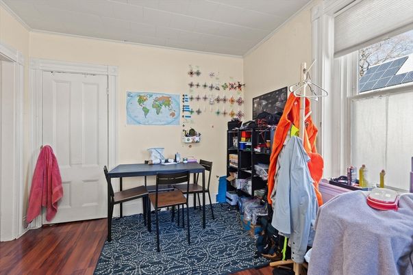 Dining room, Interior, Wood Texture Flooring