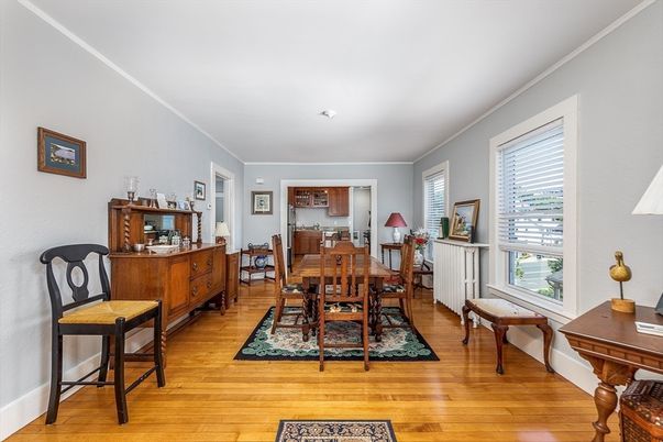 Dining room, Interior, Wood Texture Flooring