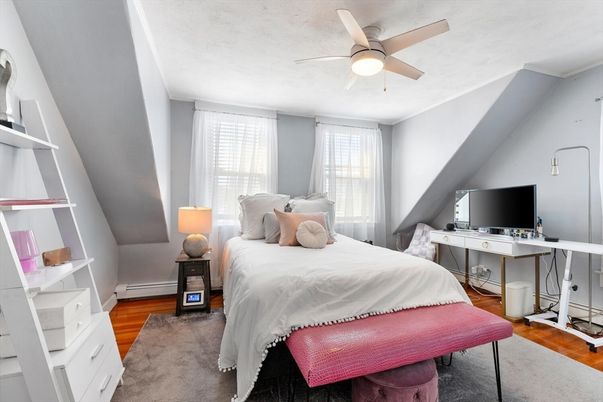 Bedroom, Interior, Wood Texture Flooring