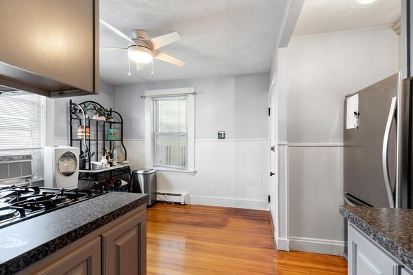 Interior, Kitchen, Wood Texture Flooring