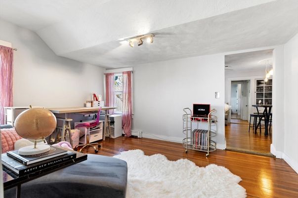 Home Office, Interior, Wood Texture Flooring