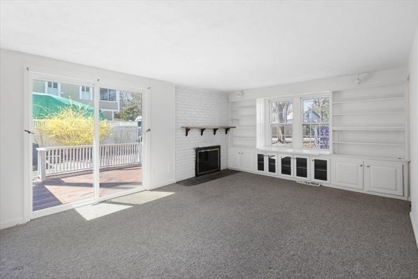 Empty room, Fireplace, Interior