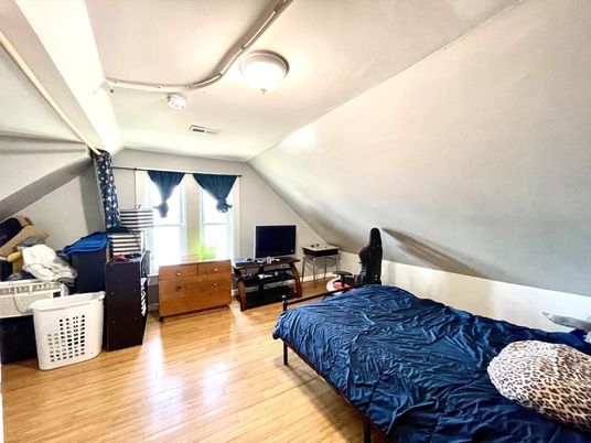 Bedroom, Interior, Wood Texture Flooring