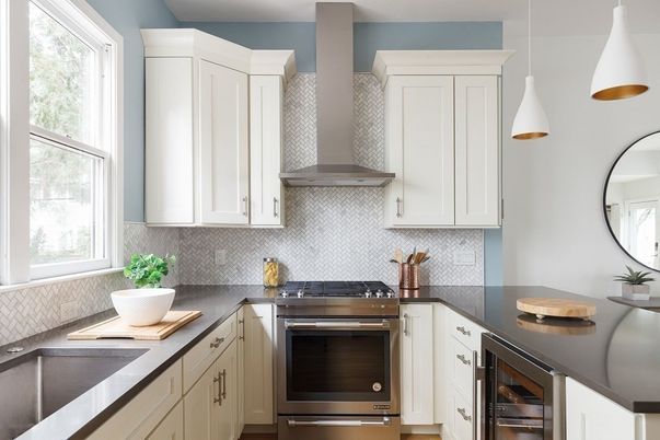 Interior, Kitchen, Pendant Lights, Stainless Steel Appliances