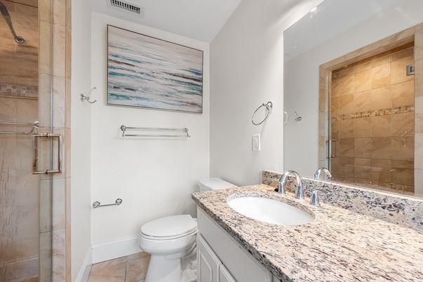 Bathroom, Glass Shower, Interior