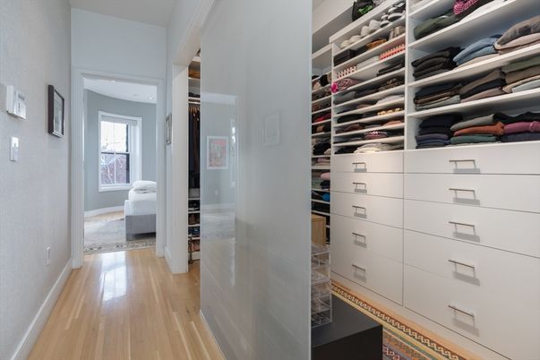 Interior, Walk-in Closets, Wood Texture Flooring