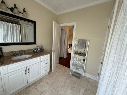 Bathroom, Interior, Wood Texture Flooring