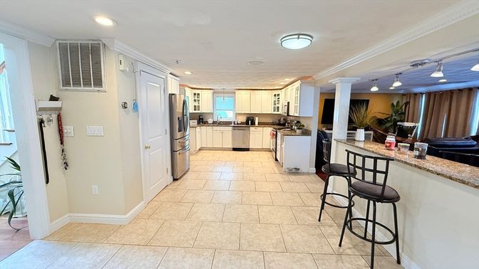 Interior, Kitchen, Recessed Lighting, Stainless Steel Appliances