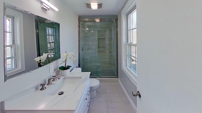 Bathroom, Glass Shower, Interior