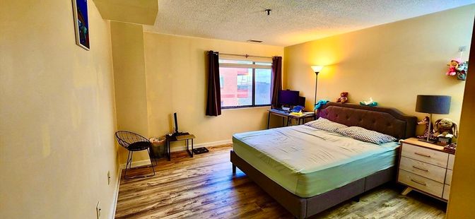 Bedroom, Interior, Wood Texture Flooring
