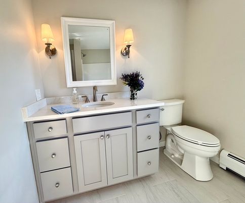 Bathroom, Interior, Wood Texture Flooring