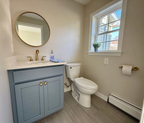 Bathroom, Interior, Wood Texture Flooring