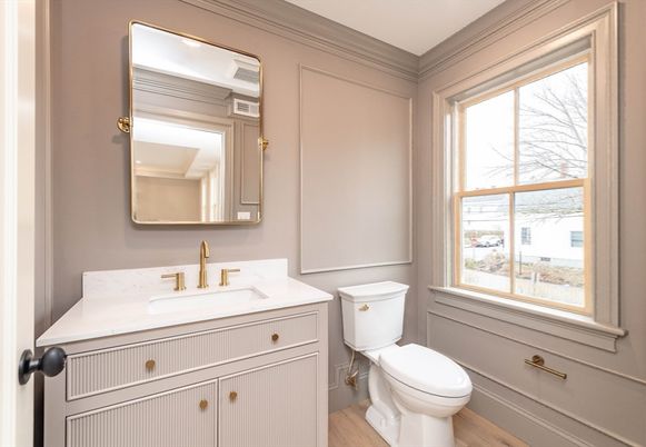 Bathroom, Interior, Wood Texture Flooring