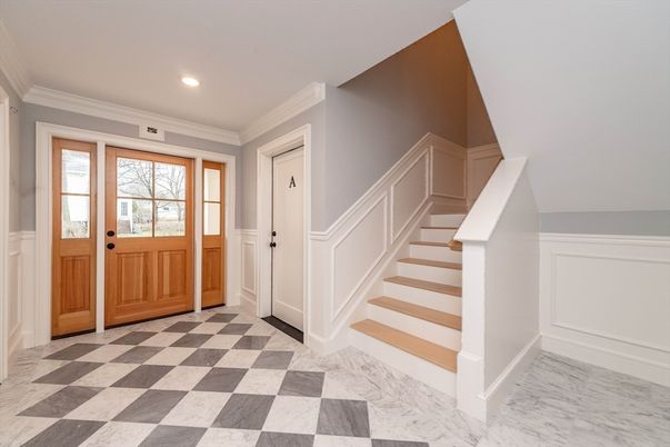 Interior, Marble, Recessed Lighting