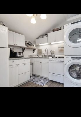 Interior, Kitchen, Wood Texture Flooring