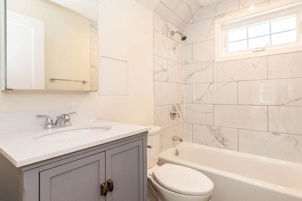 Bathroom, Interior, Marble Walls