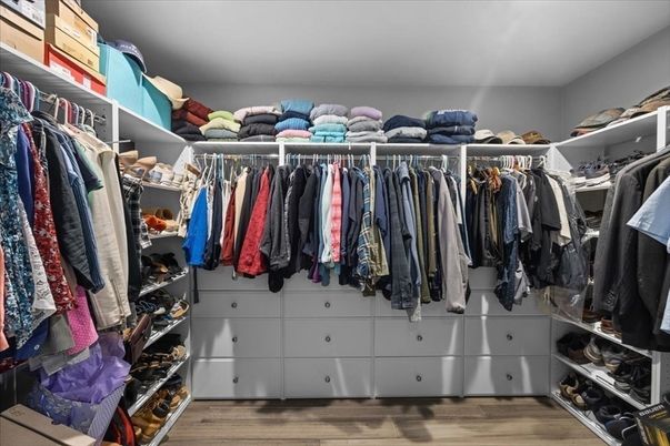 Interior, Walk-in Closets, Wood Texture Flooring