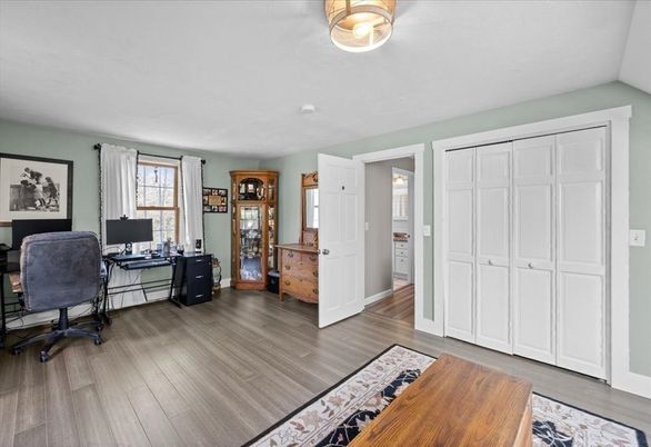 Home Office, Interior, Wood Texture Flooring