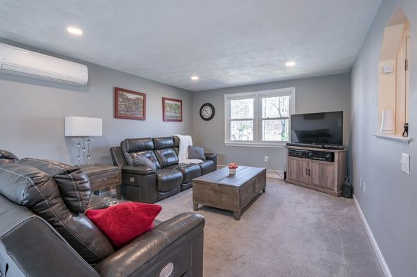 Interior, Living room, Recessed Lighting