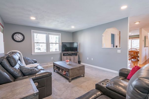 Interior, Living room, Recessed Lighting