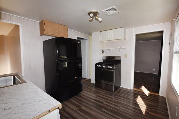Interior, Kitchen, Wood Texture Flooring