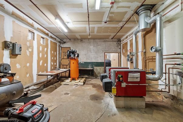 Fitness Equipment, Interior, Stone Walls